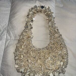 Pearl viral marshals Beaded Shoulder Bag